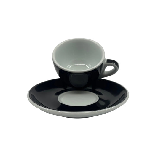 Cappuccinotassen-Set schwarz | Ancap Palermo